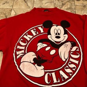 Vintage Disney Mickey Mouse Crewneck Sweatshirt